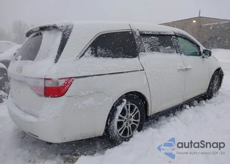 2013 Honda Odyssey Ex-L from USA, damaged, VIN 5FNRL5H69DB062556